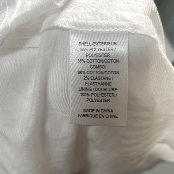 Milly "Pippa" Laser Cut Sleeveless Linen Dress, White, Size 6 - Picture 12 of 13